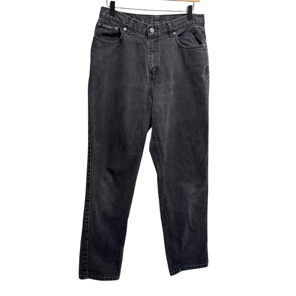 90s Y2K Calvin Klein High Rise Straight Leg Jeans Made in Canada 100% Cotton